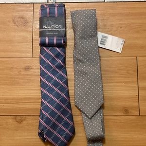 2 for 1 NWT Calvin Klein and Nautica Neckties